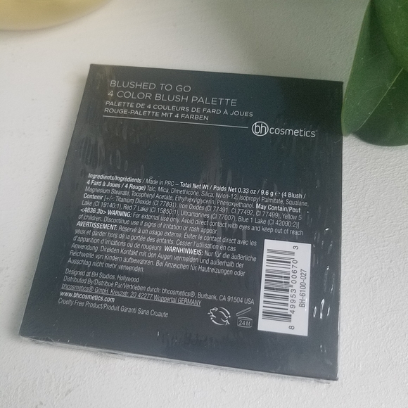 NIB BH Cosmetics Foil Blushed to Go Blush Palette - Picture 4 of 6